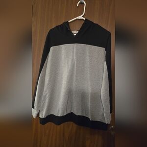 Womens Black and Gray Hoodie